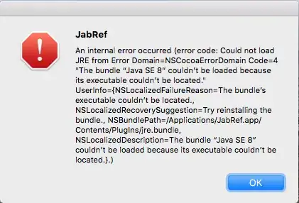 error message