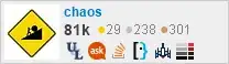 profile for chaos on Stack Exchange, a network of free, community-driven Q&A sites