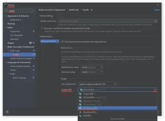 Set SDK for Gradle