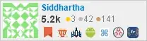 profile for Siddhartha on Stack Exchange, a network of free, community-driven Q&A sites