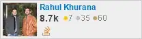 profile for Rahul Khurana on Stack Exchange, a network of free, community-driven Q&A sites