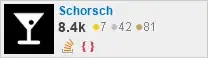 profile for Schorsch on Stack Exchange, a network of free, community-driven Q&A sites
