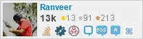 profile for Ranveer on Stack Exchange, a network of free, community-driven Q&A sites