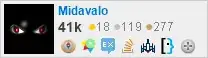 profile for Midavalo on Stack Exchange, a network of free, community-driven Q&A sites
