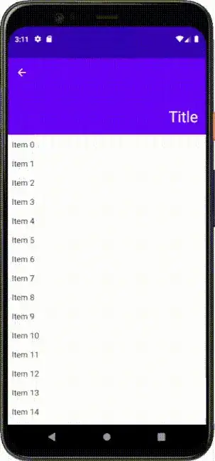 jetpack compose collapsing toolbar