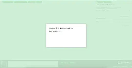 Screenshot of website
