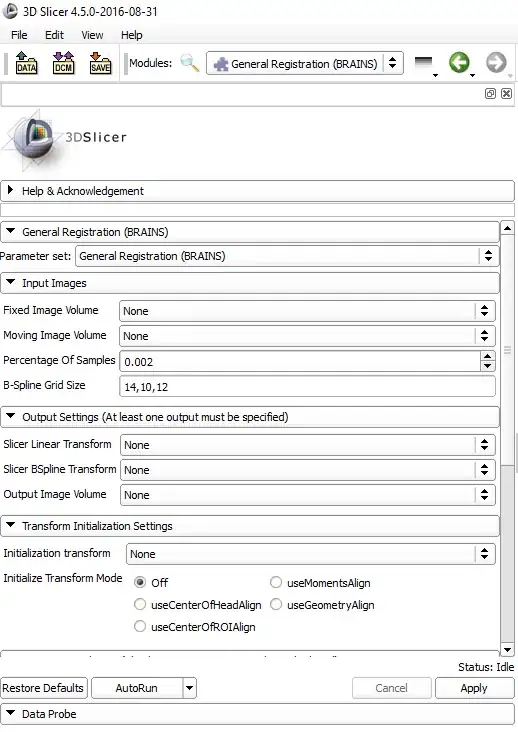 registration in Slicer