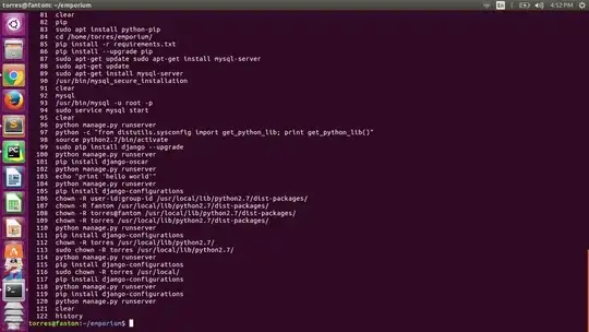 I have run these commands but still i got the same error.