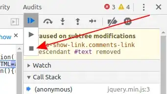 Stop script execution in Chrome DevTools