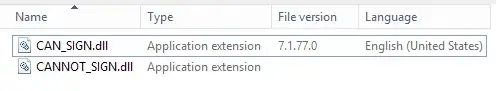 first DLL is valid while the second one is not