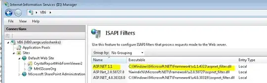 error on message property