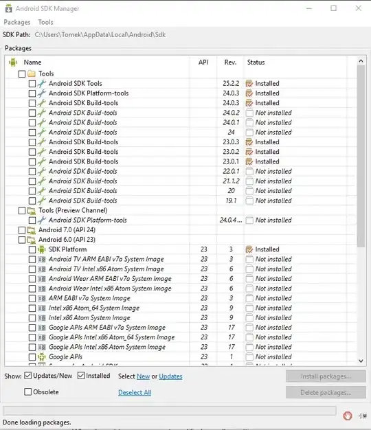 SDK manager