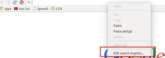 Edit search engines