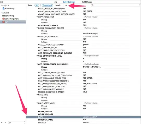 Target Build Settings