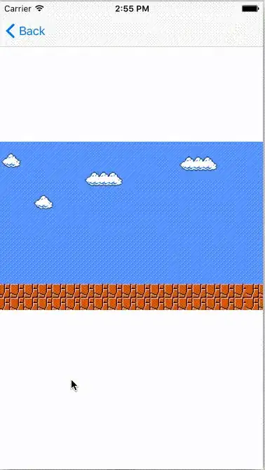 animation freezing on edge swipe