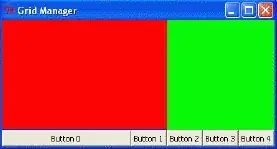 Rectangle selected in original view