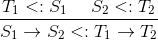 function subtyping rule