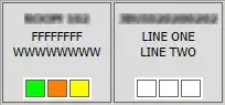 Top left corner of the grid