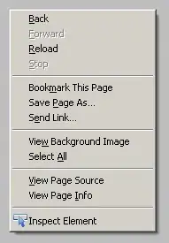 This is the image of the error