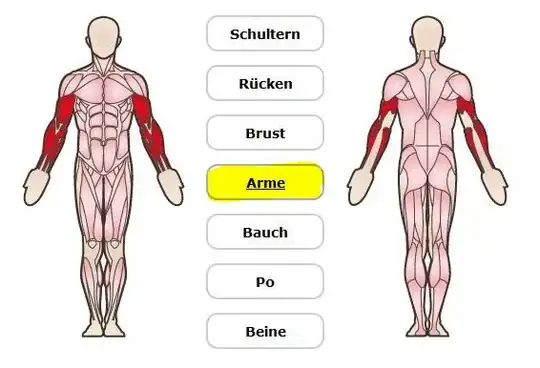 human body colored