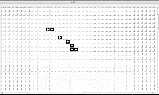 the original is on the right side, the solution using the visitor pattern is on the left side