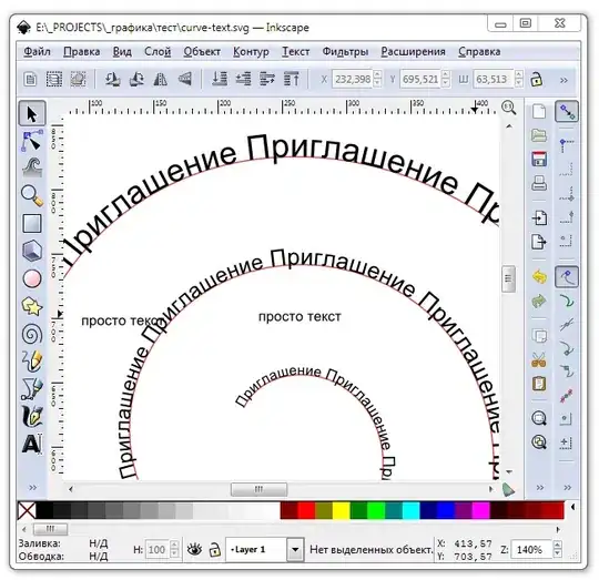 Creating svg image with inkscape