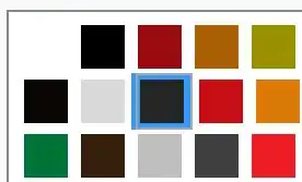 Title with line before and after over an image