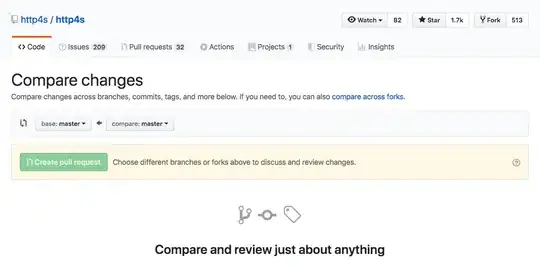 Github Compare Screenshot