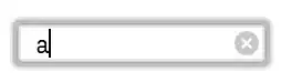 plain HTML5 search input field