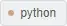 python bronze
