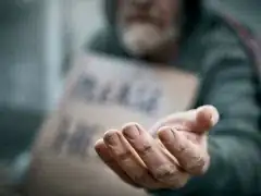 begging