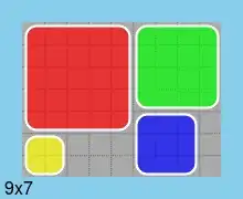 9x7: one solution