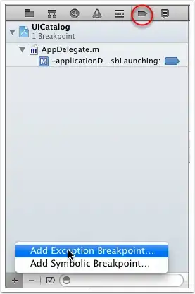 screenshot from aws console