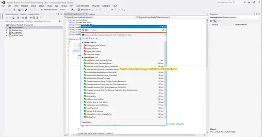 Screenshot of object