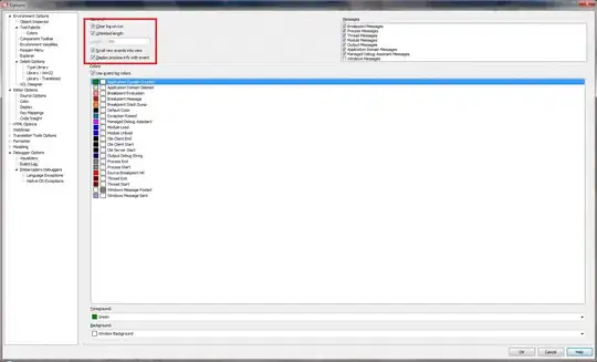 inspecting variables in the current scope