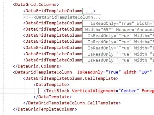 misplaced xaml