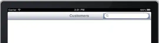 Example of the issue in an iOS 16.1 simulator: