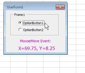A userform with controls responding to events