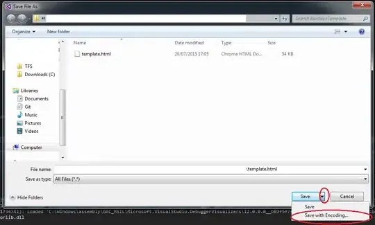 Save with Encoding