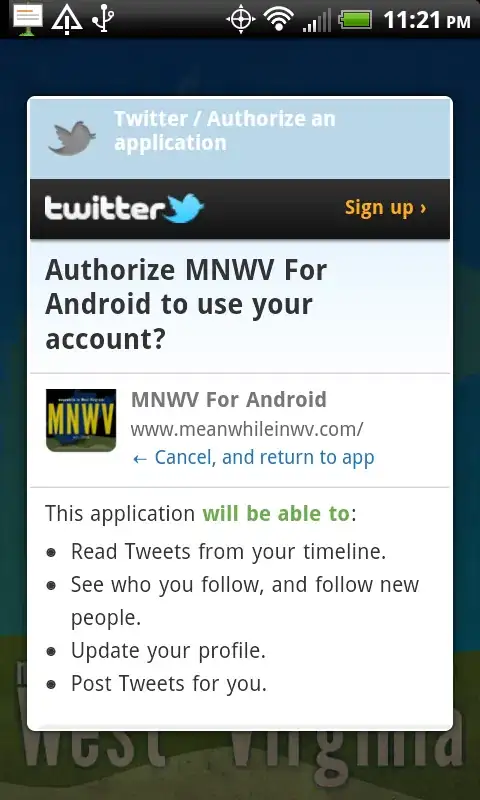 full error message