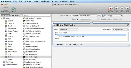 browser output