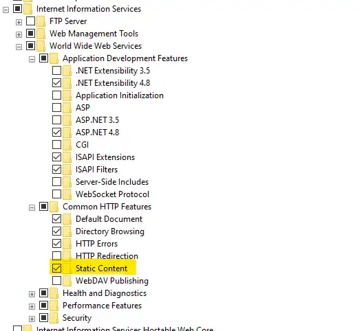 Print Screen of the Table