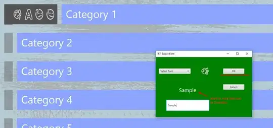 tooltip FontController
