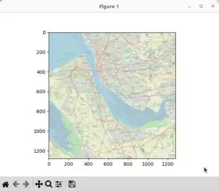 window opens with a shown figure of a map of Liverpool