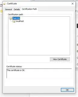 Test > Certificate