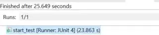 junit timing