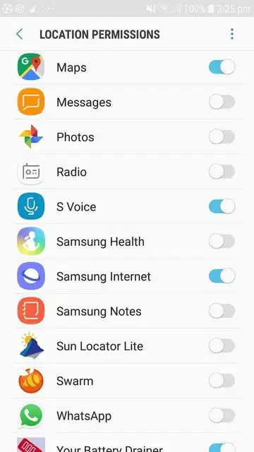 location permission screen