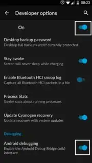 Android device settings