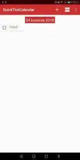 SingleFragment storing tasks for one day