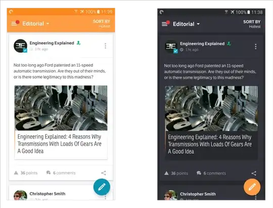 Light and dark mode
